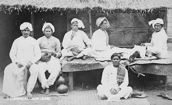 1882: Hagenbeck's Singhalesen (Sinhalese) of the VÖLKER-SCHAU